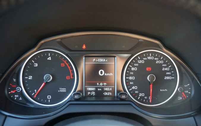 Audi Q5 cena 84700 przebieg: 196681, rok produkcji 2015 z Sośnicowice małe 562